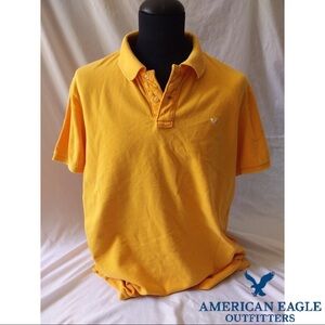 American Eagle Outfitters Yellow Polo Shirt